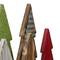 15" Multi-Color Wooden Christmas Tree Tabletop Decoration